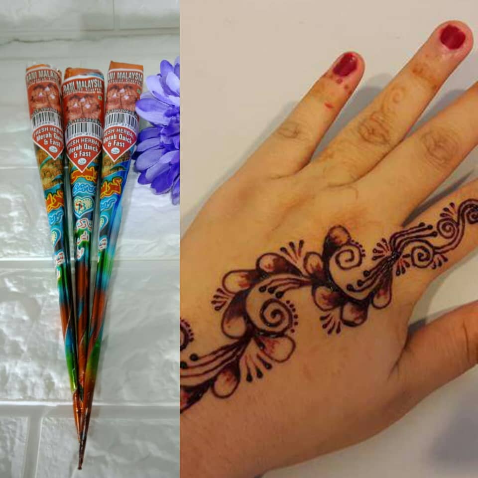 Download 61+ Gambar Henna Warna Biru Terbaik HD