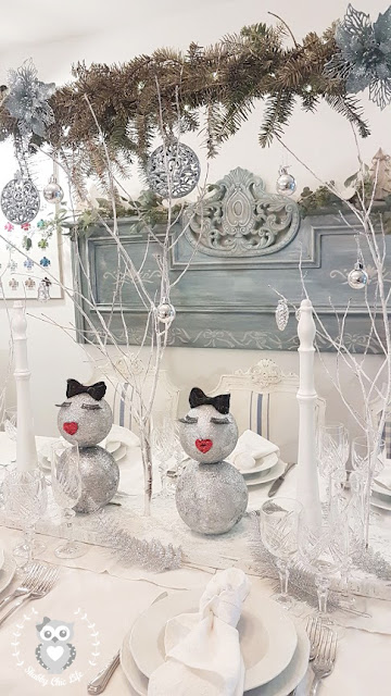 capodanno, tavola,  natale, shabby chic, decorazione