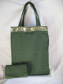 tote bags, folds small, Thai fabric