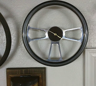 DIY, Steering wheel shop clock, jam dinding dari limbah stir mobil