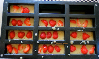 Financiers fraise préparation