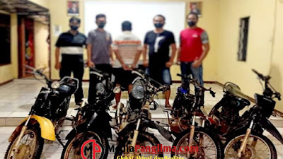 Lima Kali Curi Motor Dalam Tiga Bulan, Pelaku Mat Akhirnya Diringkus Polisi 