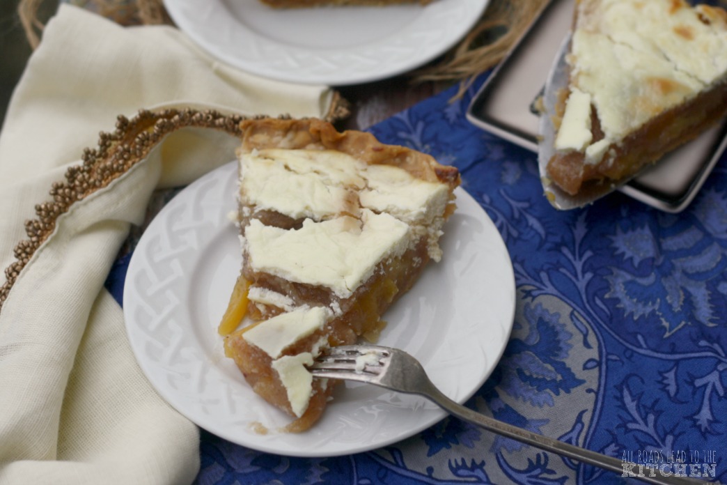 Spiced Sour Cream Peach Pie | Gilmore Girls