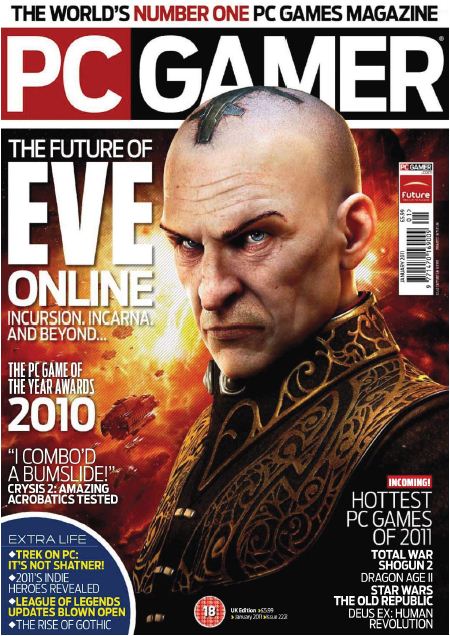 Download PC Gamer No.1 Games Magazine  January 2011 Torrent 