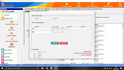 Transaksi Ticket Kereta Api Step 3
