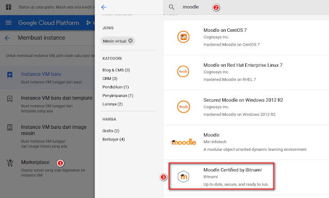 Cara Install Moodle di Google Cloud Platform