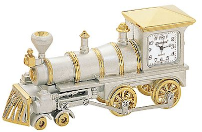 Sanis Steam Engine Train Clock