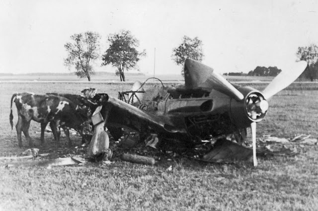 Soviet AF Mig 3 destroyed on the ground 1 July 1941 worldwartwo.filminspector.com