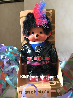 Monchhichi Tokyo Fashion Punk Boy  référence 236370 kiki toys vintage 