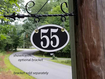 Hanging Address Sign