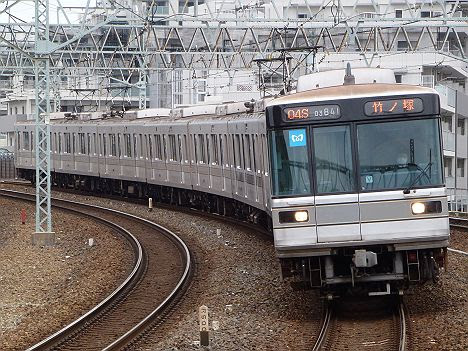 東京メトロ日比谷線　東武伊勢崎線直通　普通　竹ノ塚行き2　03系LED車