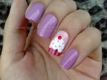 Unhas Cupcake