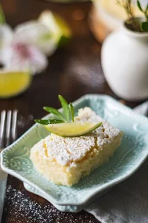 Gâteau au yaourt, vanille et citron