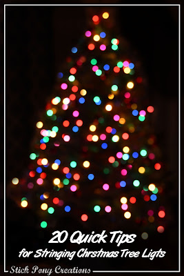 20 Things you should know before you put lights on your Christmas tree. #TisTheSeason