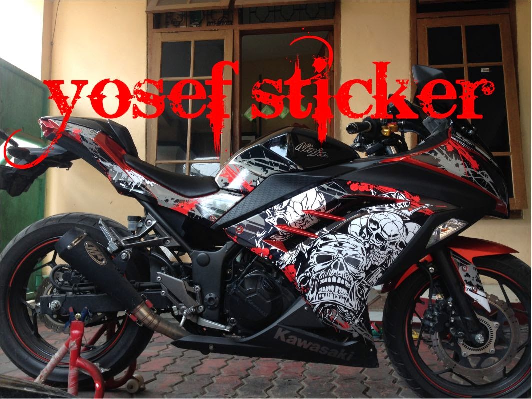 YOSEF CUTTING STICKER SURABAYA CUTTING STICKER NINJA 250 STICKER