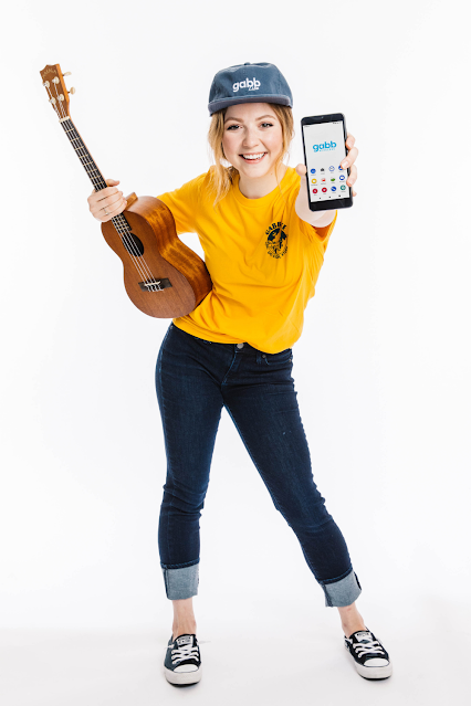 Teen Girl Cell Phone Ukulele