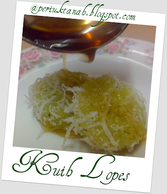 Periuktanah: Kuih Lopes