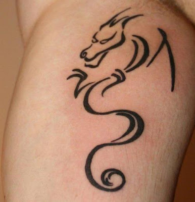 Simple Dragon Tattoo Picture Posted by seryt at 943 AM