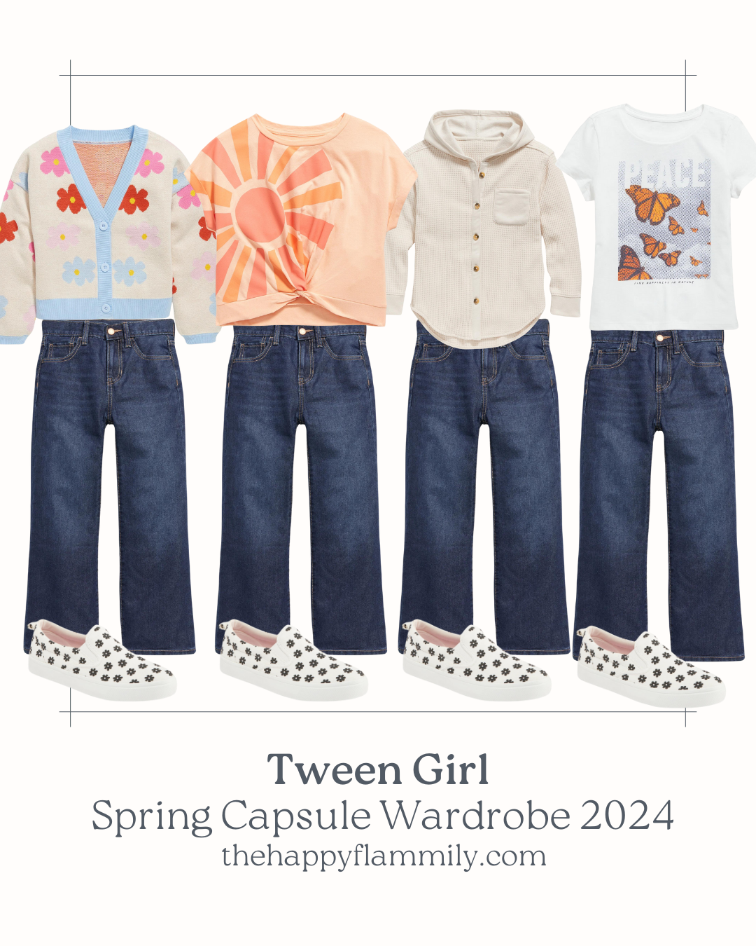 Old Navy Spring Girls Capsule Wardrobe (2024!)