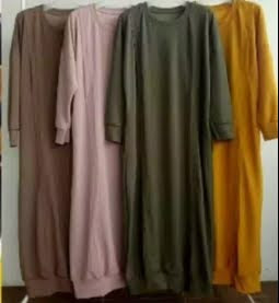 gamis anak bahan kaos