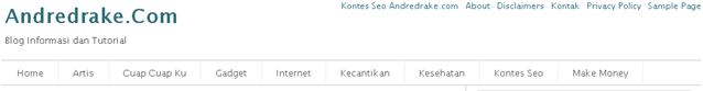 Andredrake.com Blog Informasi Terbaru dan Tutorial Gratis Navigasi