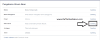 cara mengganti kata sandi facebook