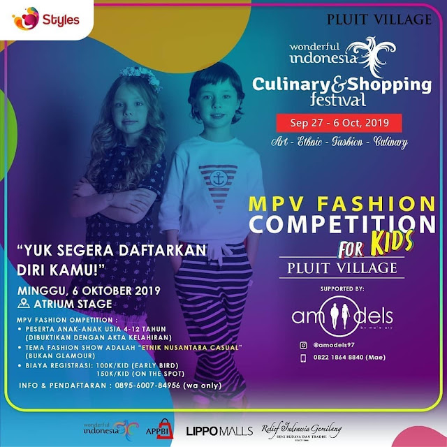 MPV Fashion  Competition For Kids LOMBA  FASHION  SHOW  2022 
