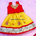 Lemon Yellow Red Kids Skirt