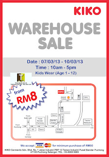 KIKO Warehouse Sale 2013