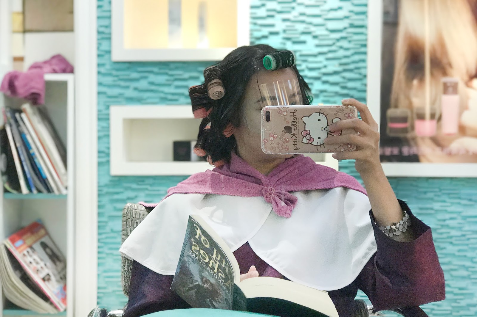 Rambut Gaya Korea dengan Cushion Setting Ando & Yun Salon 