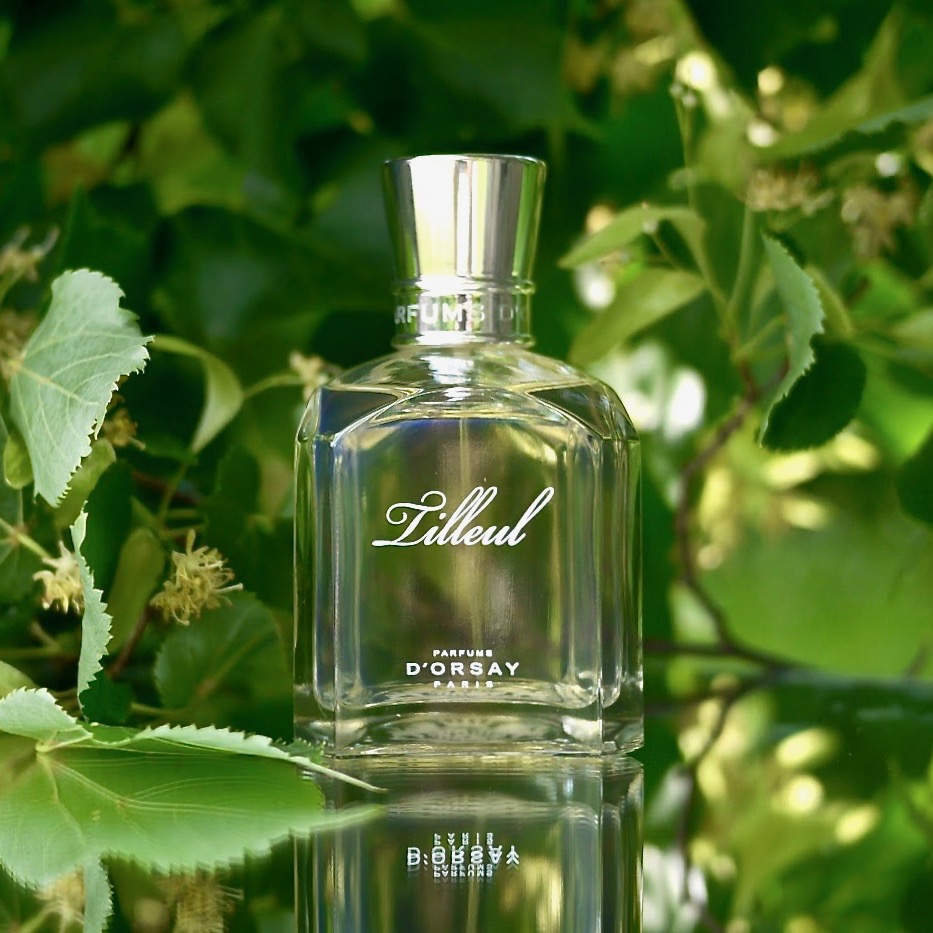 A bottle of Tilleul perfume by D'Orsay