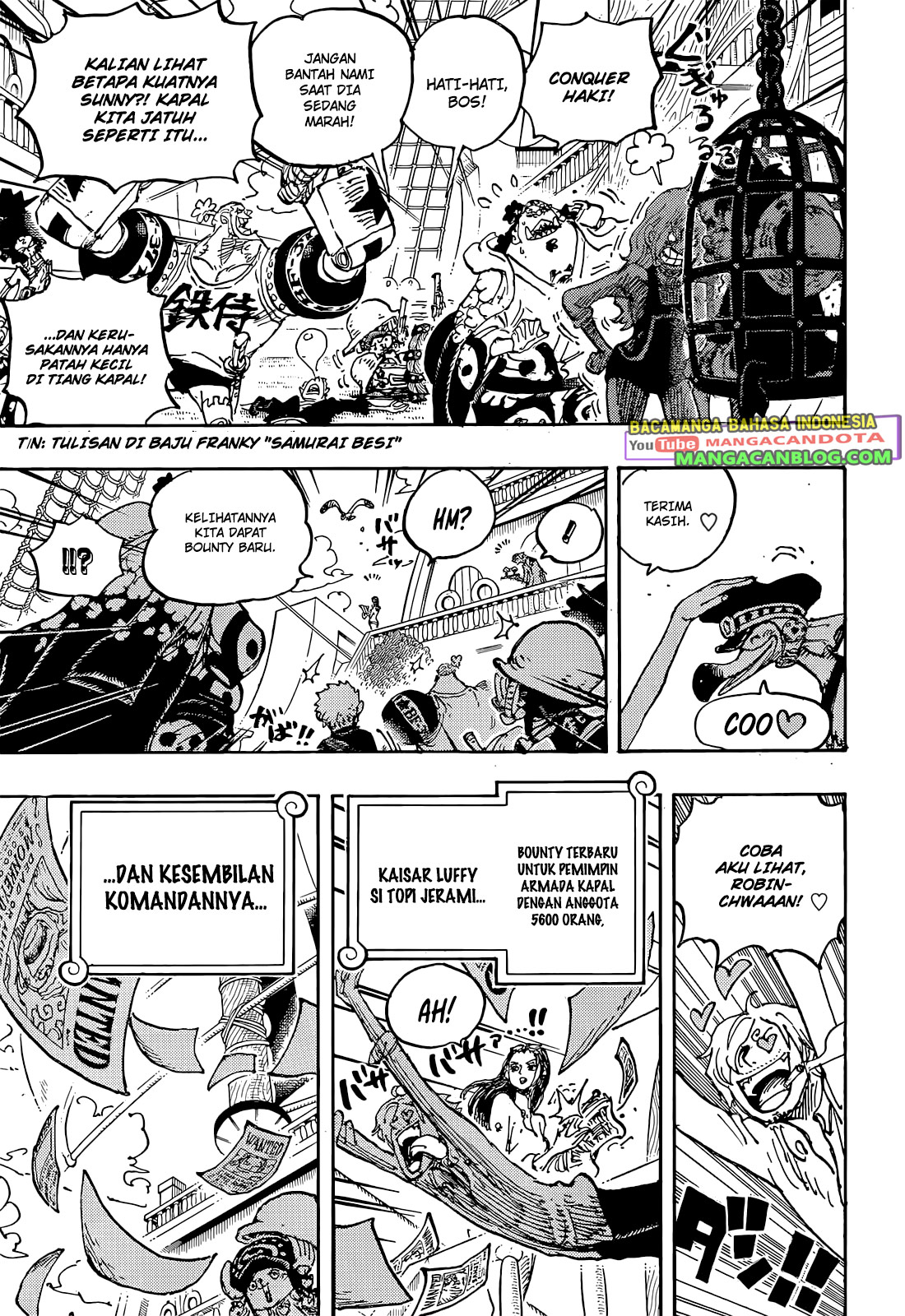 Manga One Piece Chapter 1058 Bahasa Indonesia HQ