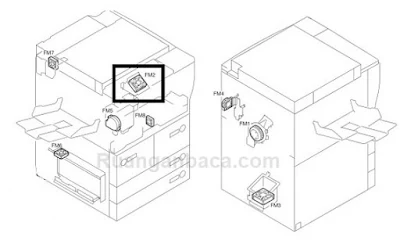 Solusi Perbaiki E805 mesin fotocopy Canon IR