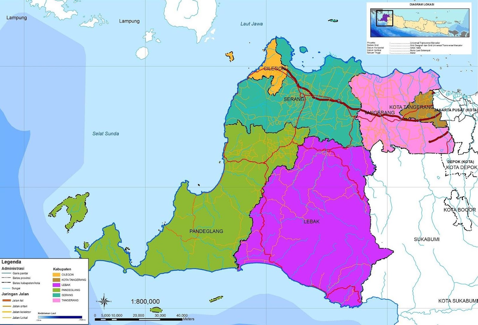 Daftar Kabupaten dan Kota di Provinsi Banten Tentang Provinsi