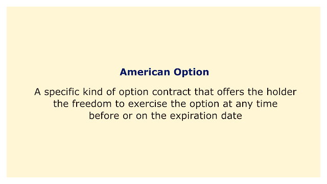 A specific kind of option contract that offers the holder the freedom to exercise the option at any time before or on the expiration date.