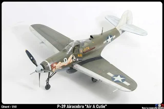 Maquette du P-39 Air a Cutie d'Eduard au 1/48.