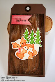 Christmas Tag by Jess Gerstner featuring Newton's Nook Designs Fox Hollow