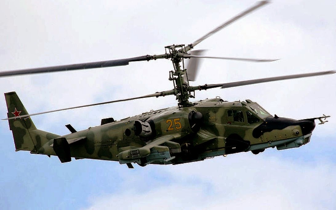 Gambar Helikopter Tempur Ka-50 Hokum Rusia