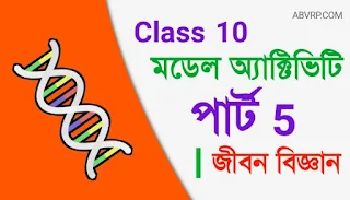 Class 10 Life science Model activity task part 5  new 2021  |  দশম শ্রেণী জীবন বিজ্ঞান মডেল অ্যাক্টিভিটি ২০২১  টাস্ক পার্ট ৫ | ক্লাস টেন লাইফ সাইন্স মডেল অ্যাক্টিভিটি টাস্ক পার্ট 5