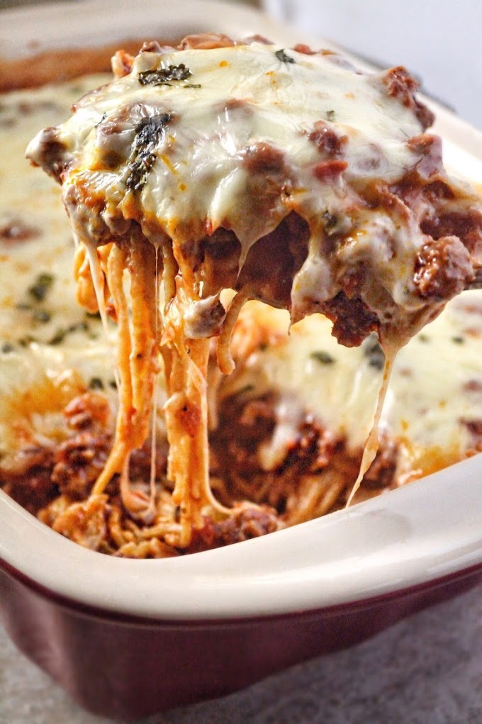 Baked Spaghetti Recipe (Million Dollar Spaghetti)