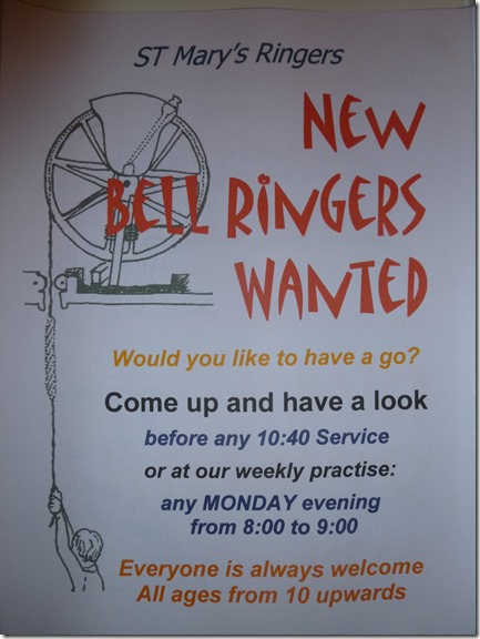 St. Mary's Church - new bell ringers