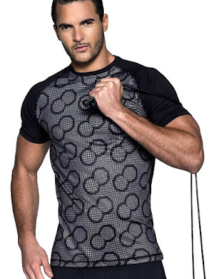 2Eros BLK Aktiv T-Shirt Black-Grey Cool4guys Online Store
