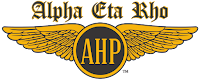 Alpha Eta Rho (AHP) International Aviation Fraternity Logo and Wings