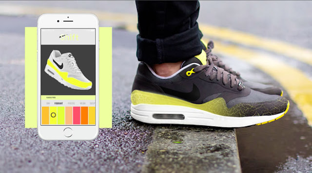 Sneakers 'Shift' mudarão de cor e design através de um aplicativo de celular