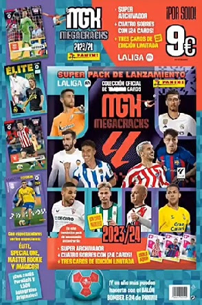 Genérico Cartas MEGACRACKS La Liga 2023 2024 (Album Archivador + Caja (24  Sobres)) : : Juguetes y juegos