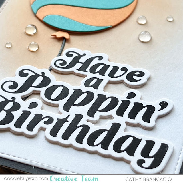 Spellbinders Poppin Birthday and Color Block Balloons