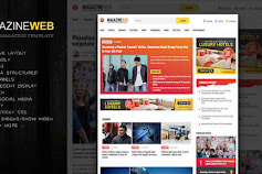 Magazineweb Responsive Blogger Template