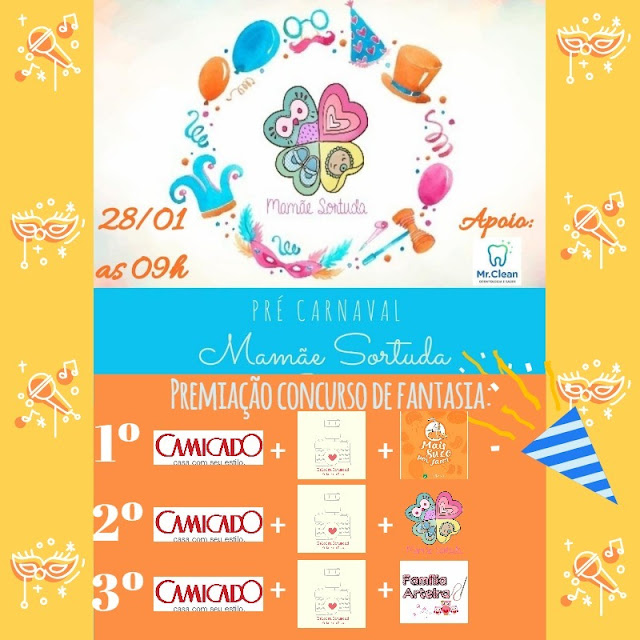 concurso de fantasia mamae sortuda evento de carnaval