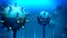 Naval Mines Under Water