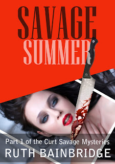 http://www.amazon.com/Savage-Summer-Curt-Mysteries-Book-ebook/dp/B00IPQEXIQ/ref=sr_1_1?s=books&ie=UTF8&qid=1434725321&sr=1-1&keywords=ruth+bainbridge+savage+summer